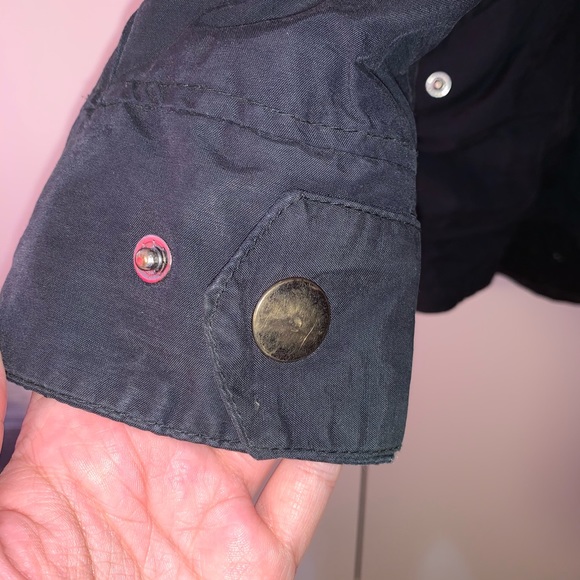 M Black Double-Layered Coat with Hoodie - Picture 10 of 15